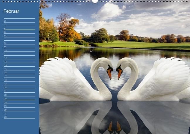 Produktbild: Botschaften mit Herz! (Wandkalender immerw&auml;hrend DIN A2 quer)