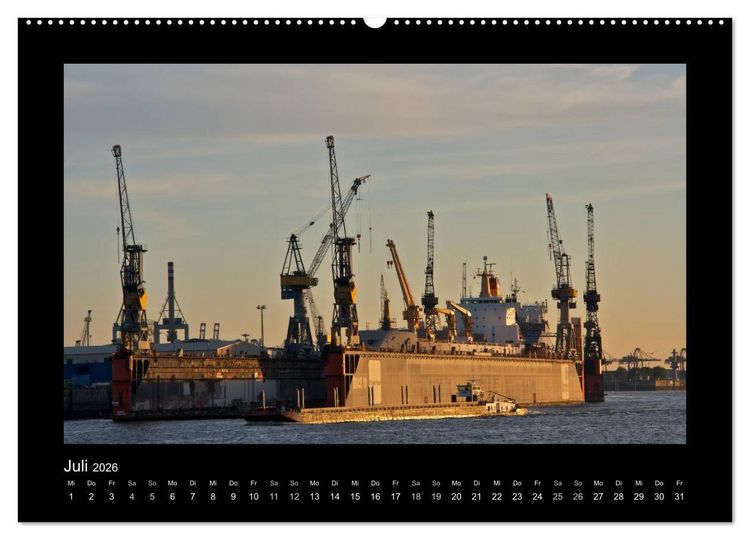 Produktbild: Hamburg - Impressionen (Wandkalender 2026 DIN A2 quer), CALVENDO Monatskalender