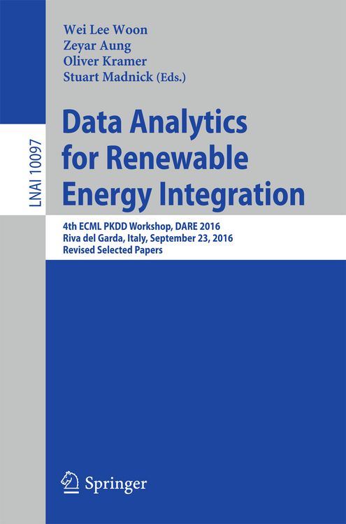 Produktbild: Data Analytics for Renewable Energy Integration