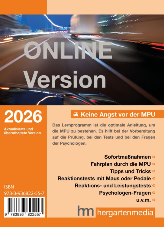 Produktbild: <p></p><b>Keine Angst vor der MPU 2026<b><p></p>