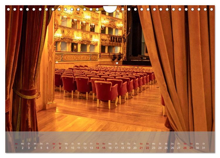 Produktbild: Teatro La Fenice (Wandkalender 2026 DIN A4 quer), CALVENDO Monatskalender