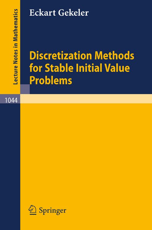 Produktbild: Discretization Methods for Stable Initial Value Problems