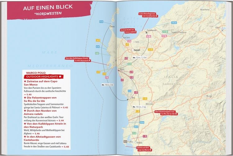 Produktbild: Marco Polo Outdoor Guide Reisef&uuml;hrer Sardinien