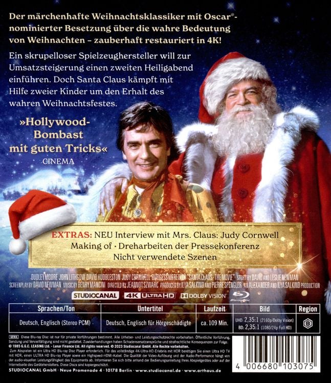 Produktbild: Santa Claus (4K Ultra HD) (+ Blu-ray)