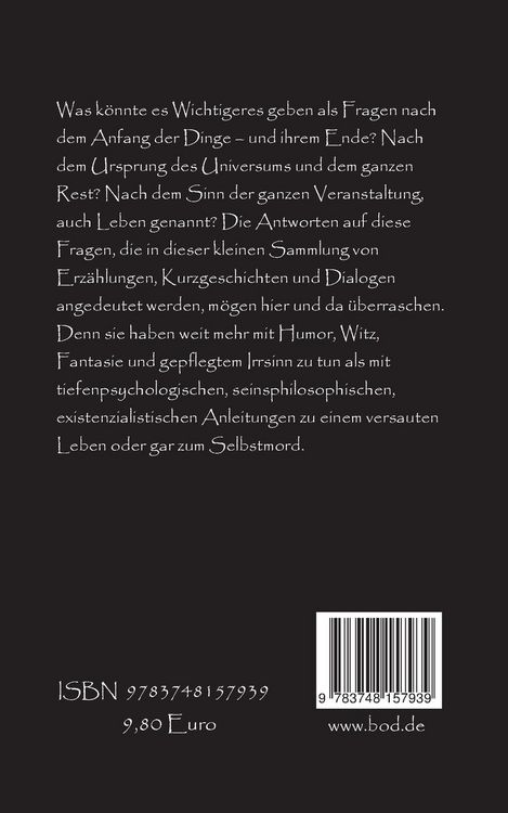 Produktbild: Vom Anfang und vom Ende