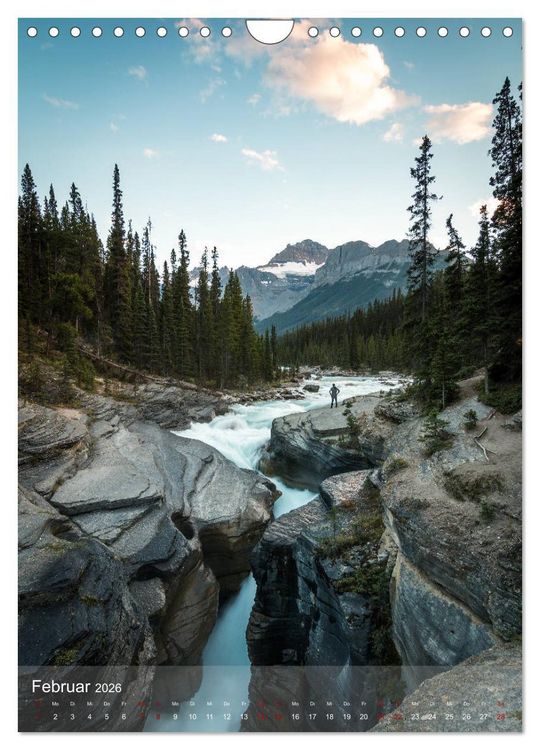 Produktbild: Die kanadischen Rockies (Wandkalender 2026 DIN A4 hoch), CALVENDO Monatskalender