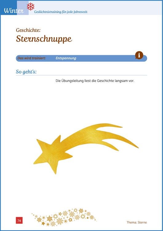 Produktbild: Ged&auml;chtnistraining Senioren - Ged&auml;chtnistraining f&uuml;r jede Jahreszeit: Winter. Spielerisches Ged&auml;chtnistraining f&uuml;r Senioren. Auch mit Demenz.