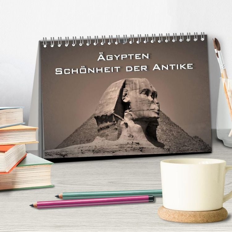 Produktbild: &Auml;gypten &ndash; Sch&ouml;nheit der Antike (Tischkalender 2026 DIN A5 quer), CALVENDO Monatskalender