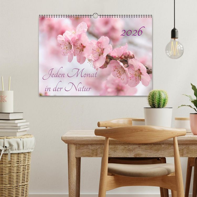 Produktbild: Jeden Monat in der Natur (Wandkalender 2026 DIN A3 quer), CALVENDO Monatskalender