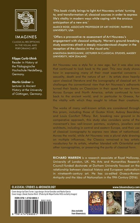 Produktbild: Art Nouveau and the Classical Tradition
