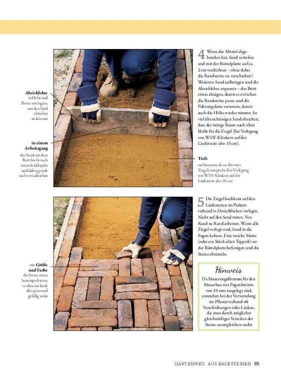 Produktbild: Projekte mit Ziegelsteinen: 16 tolle Ideen f&uuml;r Ihren Garten und Terrasse