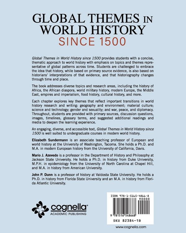Produktbild: Global Themes in World History since 1500