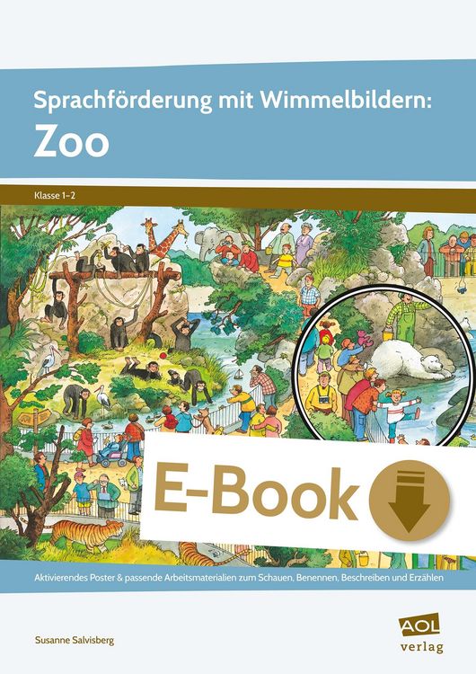 Produktbild: Sprachf&ouml;rderung mit Wimmelbildern: Zoo