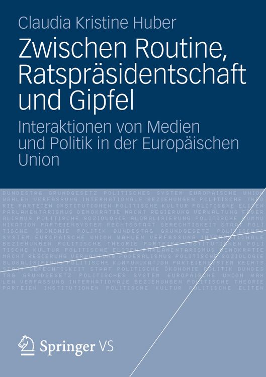 Produktbild: Zwischen Routine, Ratspr&auml;sidentschaft und Gipfel