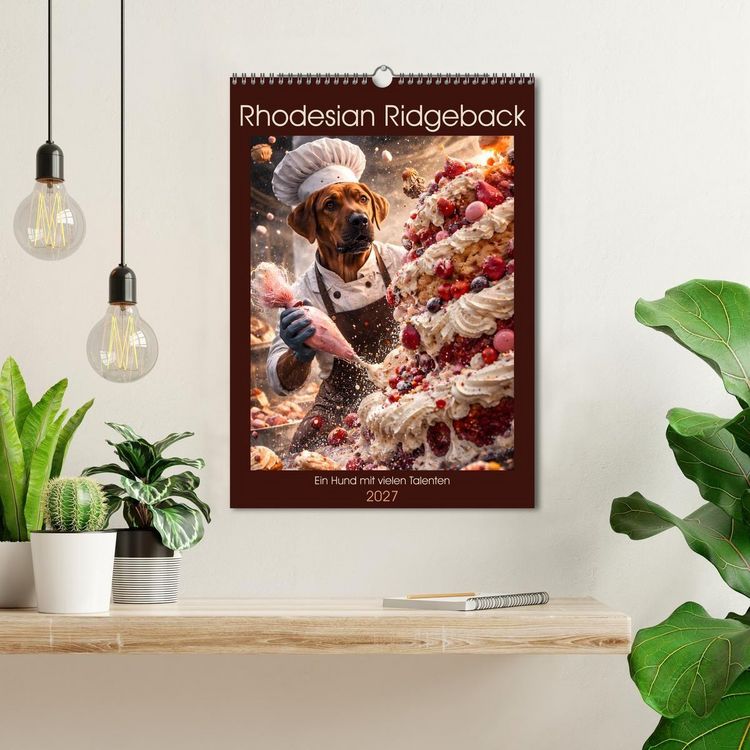 Produktbild: Rhodesian Ridgeback - Ein Hund mit vielen Talenten (Wandkalender 2027 DIN A3 hoch), CALVENDO Monatskalender