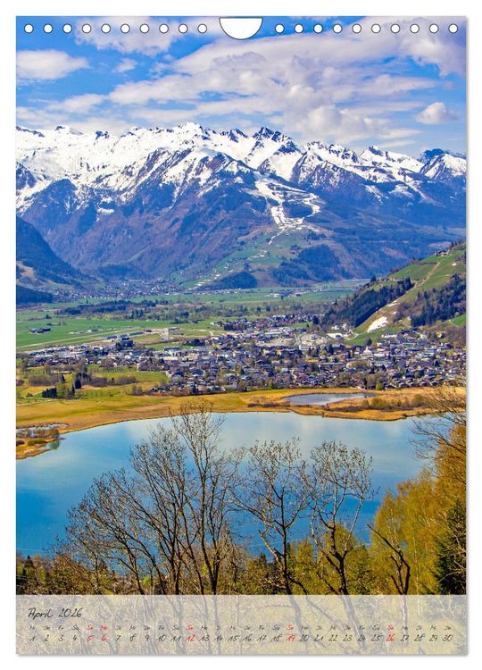 Produktbild: Rund um Zell am See (Wandkalender 2026 DIN A4 hoch), CALVENDO Monatskalender