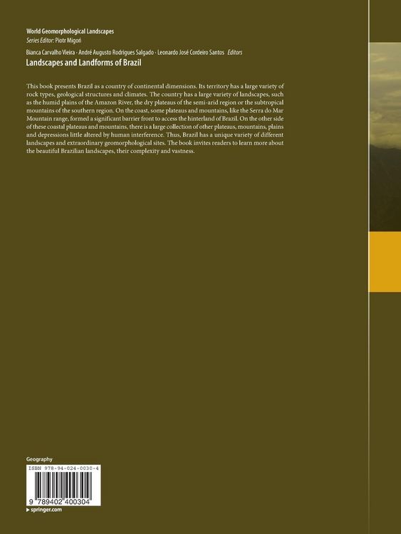 Produktbild: Landscapes and Landforms of Brazil