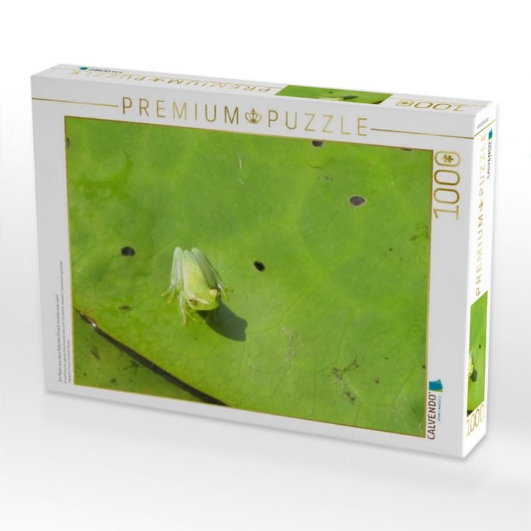 Produktbild: CALVENDO Puzzle Ein Motiv aus dem Kalender Frosch m&uuml;sste man sein! | 1000 Teile Lege-Gr&ouml;&szlig;e 64x48cm Foto-Puzzle f&uuml;r gl&uuml;ckliche Stunden
