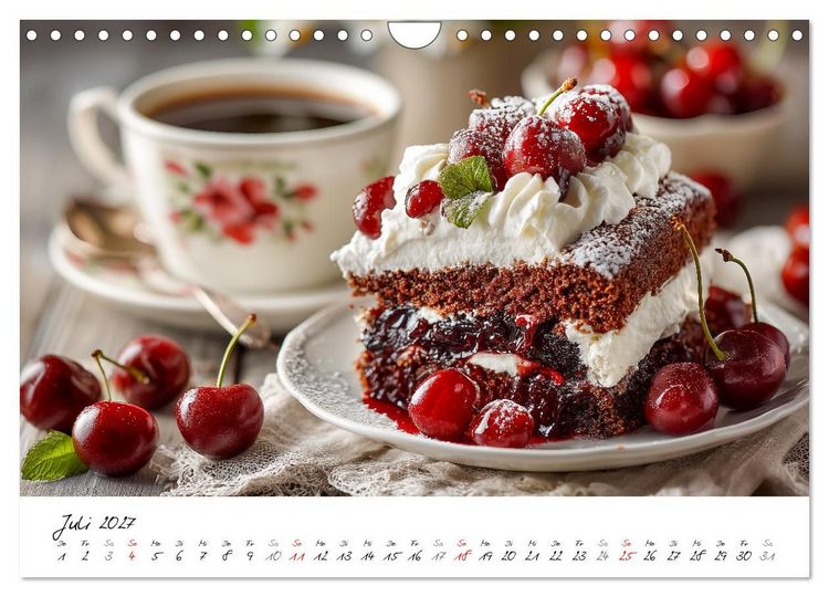Produktbild: Klassiker aus Omas K&uuml;che - Zw&ouml;lf Kuchen mit Nostalgie-Gef&uuml;hl (Wandkalender 2027 DIN A4 quer), CALVENDO Monatskalender