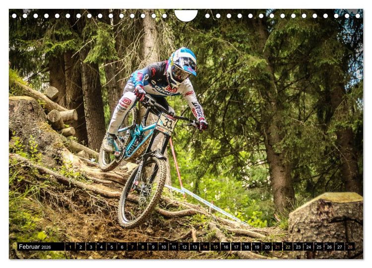 Produktbild: Downhill Racing (Wandkalender 2026 DIN A4 quer), CALVENDO Monatskalender
