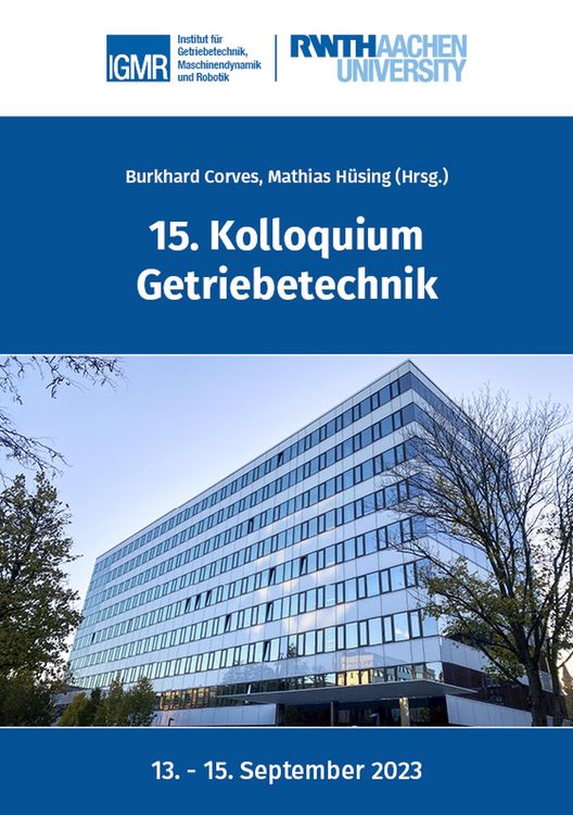 Produktbild: 15. Kolloquium Getriebetechnik