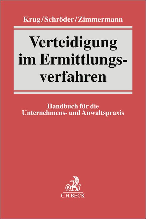 Produktbild: Verteidigung im Ermittlungsverfahren