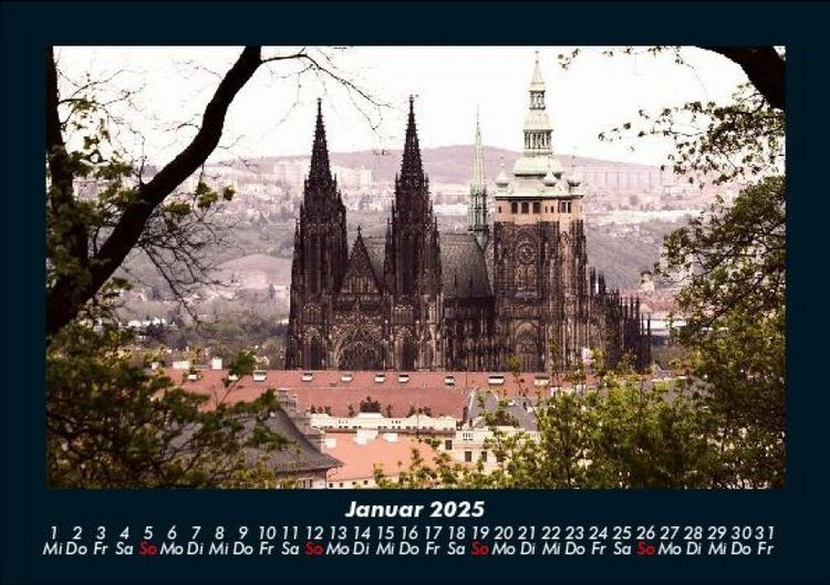 Produktbild: Prag 2025 Fotokalender DIN A5
