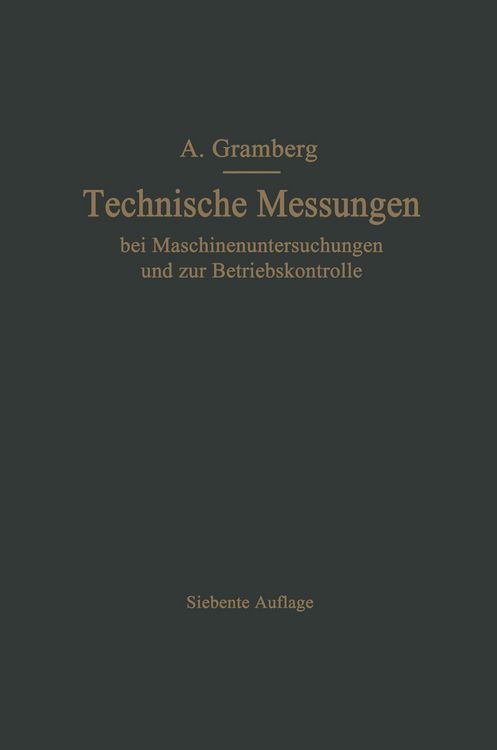 Produktbild: Technische Messungen bei Maschinenuntersuchungen und zur Betriebskontrolle