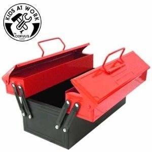 Produktbild: Kids at work: Metall-Werkzeugkasten, rot