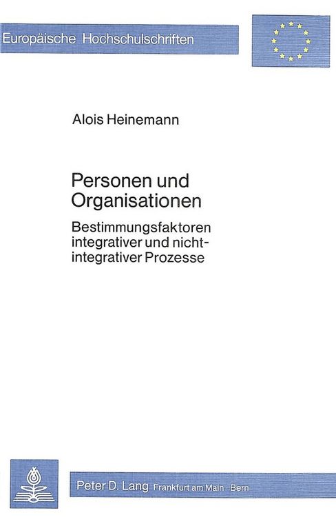 Produktbild: Personen und Organisationen