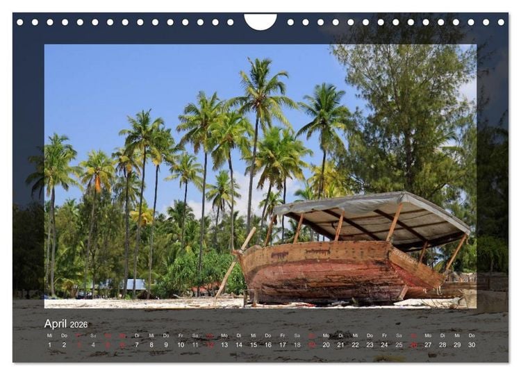 Produktbild: Sansibar (Wandkalender 2026 DIN A4 quer), CALVENDO Monatskalender