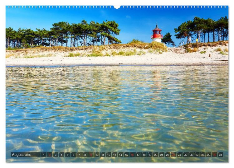 Produktbild: Sch&ouml;ne Ostsee - Impressionen &uuml;bers Jahr (hochwertiger Premium Wandkalender 2026 DIN A2 quer), Kunstdruck in Hochglanz