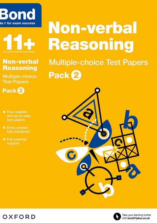 Produktbild: Bond 11+: Non-verbal Reasoning: Multiple-choice Test Papers (for GL Assessment & other 11 plus exams)