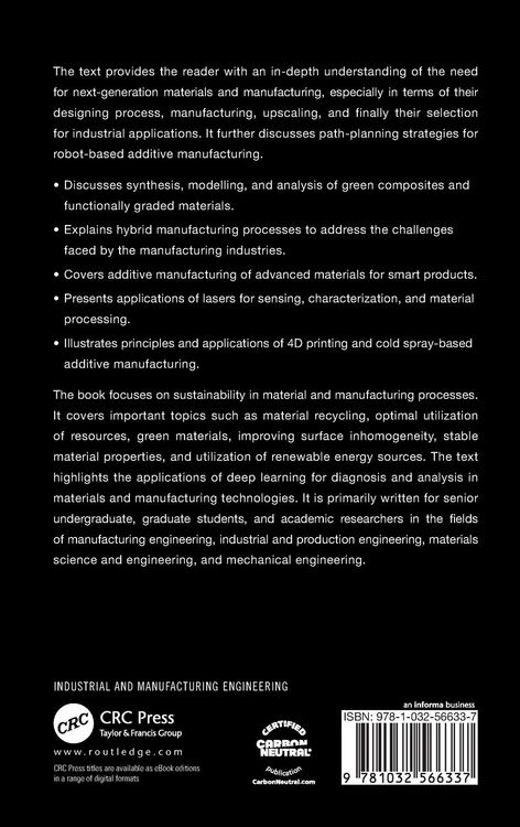 Produktbild: Modern Materials and Manufacturing Techniques