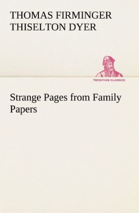 Produktbild: Strange Pages from Family Papers