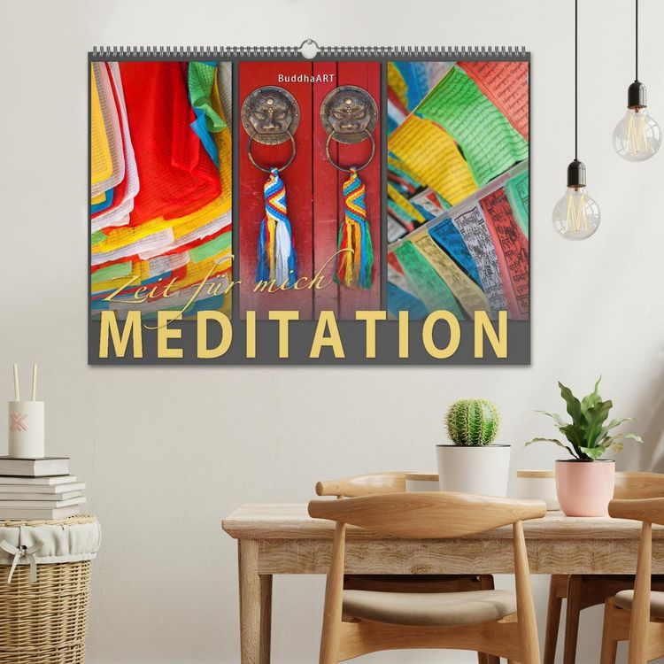 Produktbild: MEDITATION Zeit f&uuml;r mich (Wandkalender 2026 DIN A2 quer), CALVENDO Monatskalender