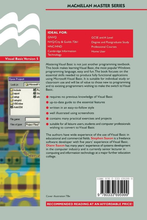 Produktbild: Mastering Visual Basic