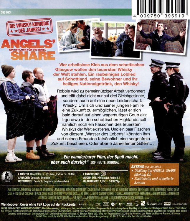 Produktbild: Angels' Share - Ein Schluck f&uuml;r die Engel