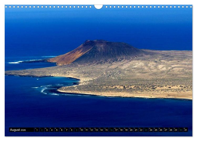 Produktbild: Vulkaninsel Lanzarote (Wandkalender 2026 DIN A3 quer), CALVENDO Monatskalender