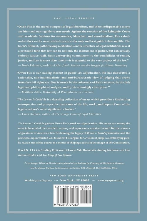 Produktbild: The Law as It Could Be