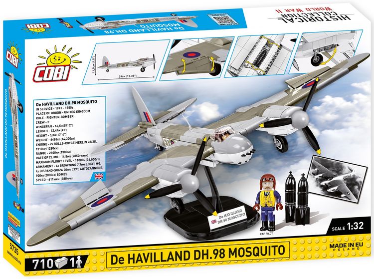 Produktbild: COBI Historical Collection 5735 - Havilland DH-98 Mosquito