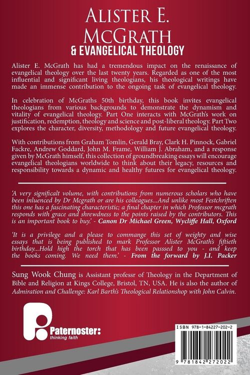 Produktbild: Alister E McGrath and Evangelical Theology