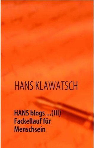 Produktbild: HANS blogs... (III)