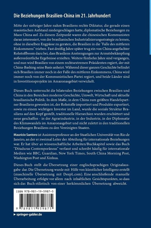 Produktbild: Die Beziehungen Brasilien-China im 21. Jahrhundert