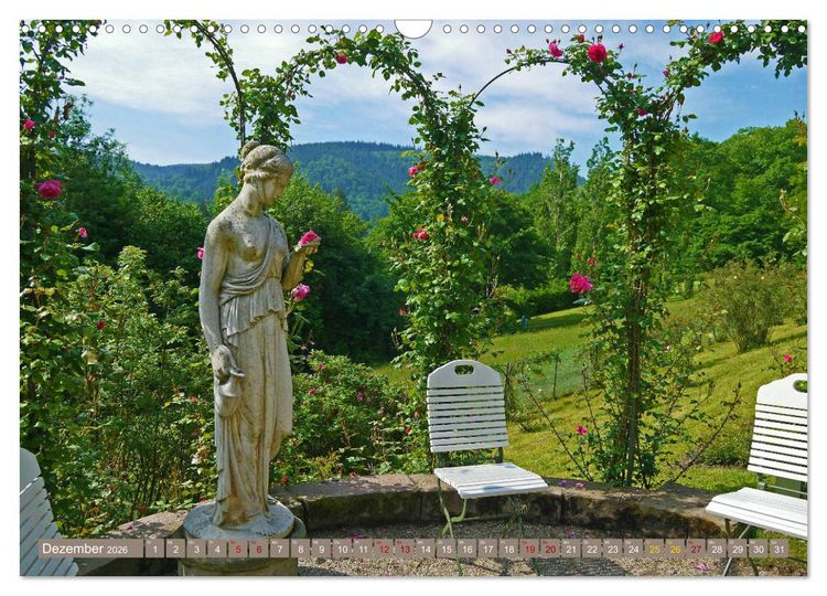Produktbild: Rosengarten auf dem Beutig (Wandkalender 2026 DIN A3 quer), CALVENDO Monatskalender