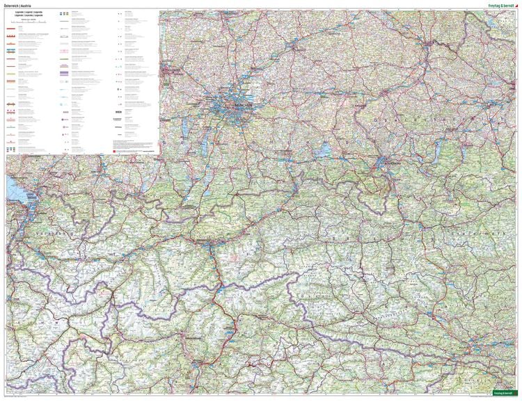 Produktbild: freytag & berndt Stra&szlig;enkarte &Ouml;sterreich 1:300.000