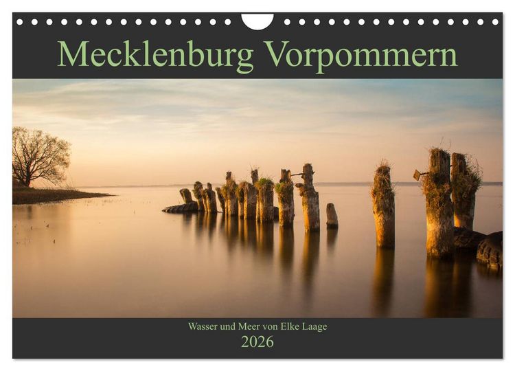 Produktbild: Mecklenburg Vorpommern - Wasser und Meer (Wandkalender 2026 DIN A4 quer), CALVENDO Monatskalender
