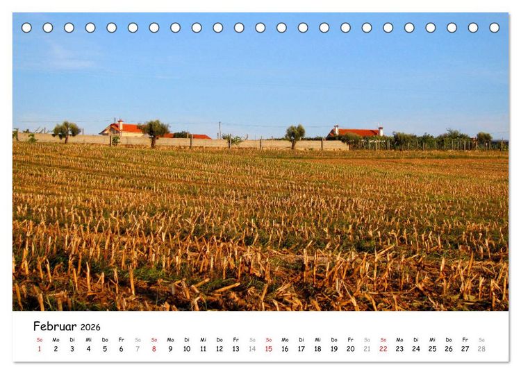 Produktbild: Jakobsweg - Camino Portugues Central (Tischkalender 2026 DIN A5 quer), CALVENDO Monatskalender