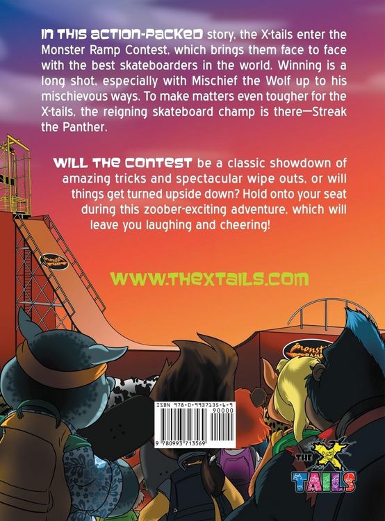 Produktbild: The X-tails Skateboard at Monster Ramp