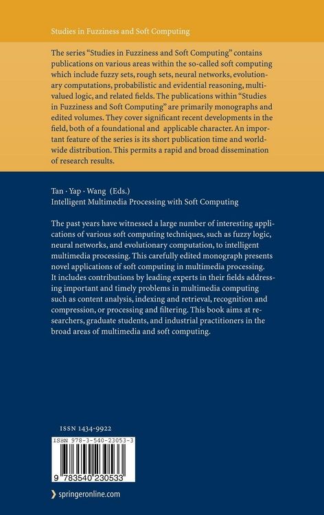 Produktbild: Intelligent Multimedia Processing with Soft Computing